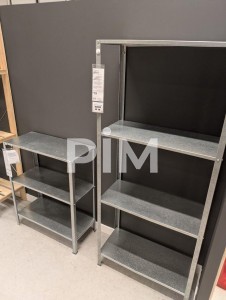 3 Polkalı Metal Rəf